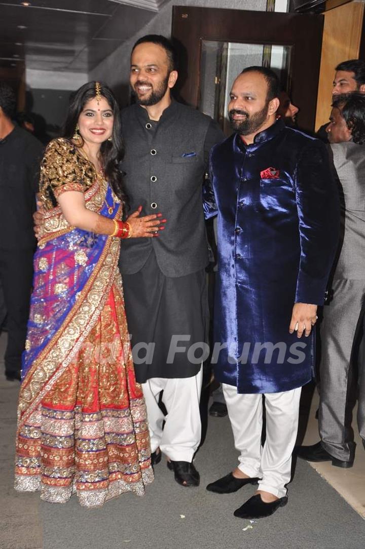 Bollywood biggies at Wedding reception of Navin and Mahek Shetty