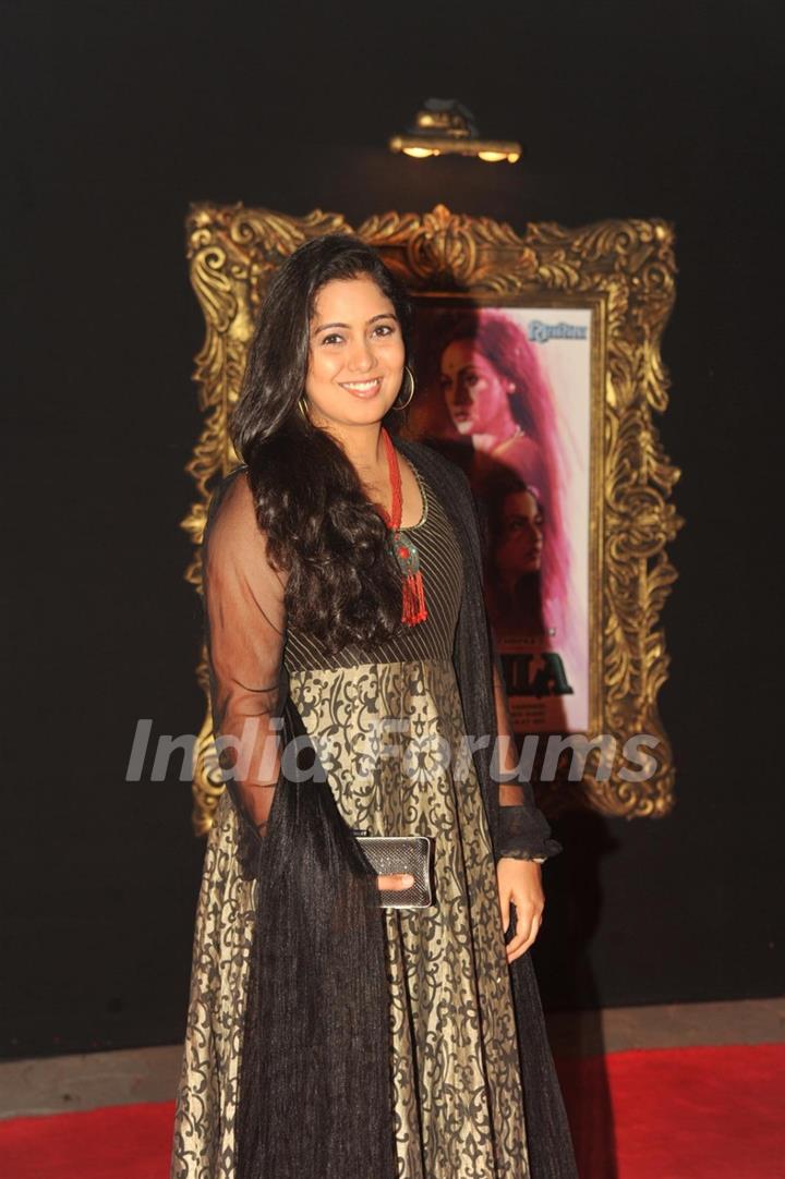 Harshdeep Kaur at Red Carpet for premier of film Jab Tak Hai Jaan