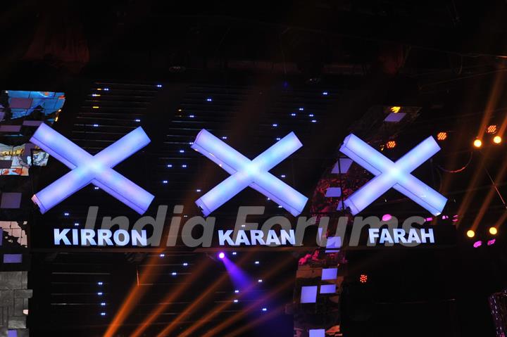 sets of India's Grand Finale shoot of India's Got Talent during the promotion of their film Jab Tak Hai Jaan