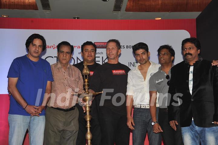 James Bomalik during the launch of India’s largest karate school Actiontek India