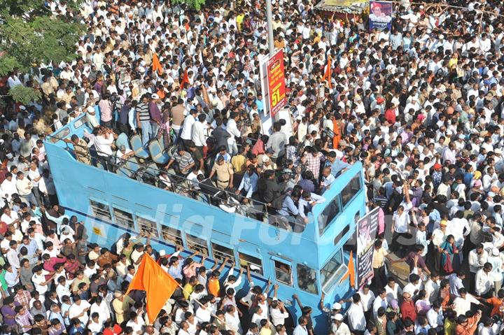 Funeral of Shiv Sena Supremo Balasaheb Thackeray