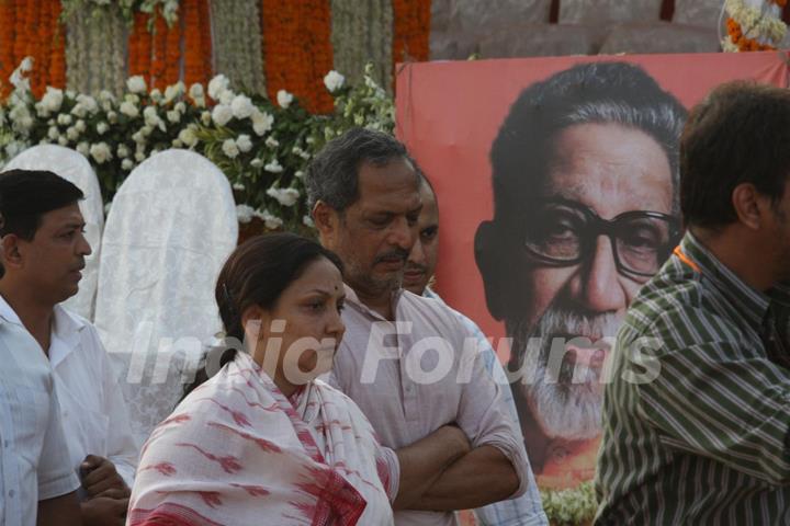 Nana Patekar at Funeral of Shiv Sena Supremo Balasaheb Thackeray