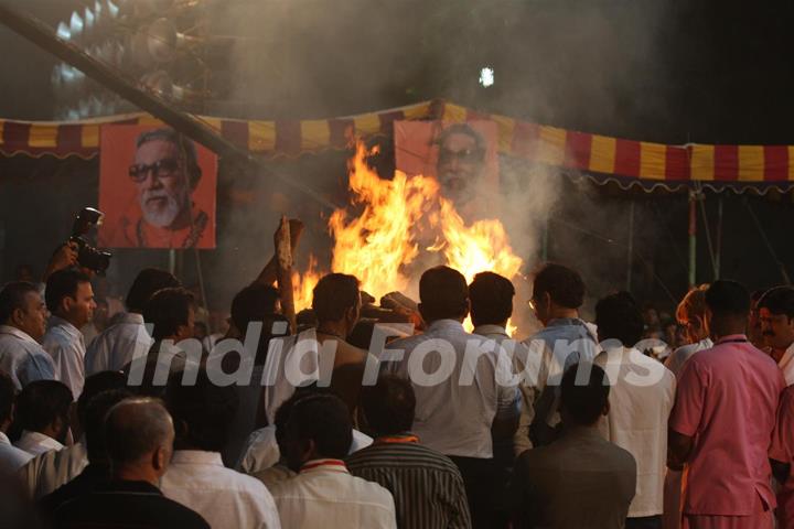 Funeral of Shiv Sena Supremo Balasaheb Thackeray