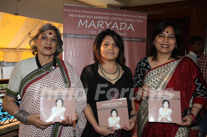 Abha Banerjee launches book Maryada