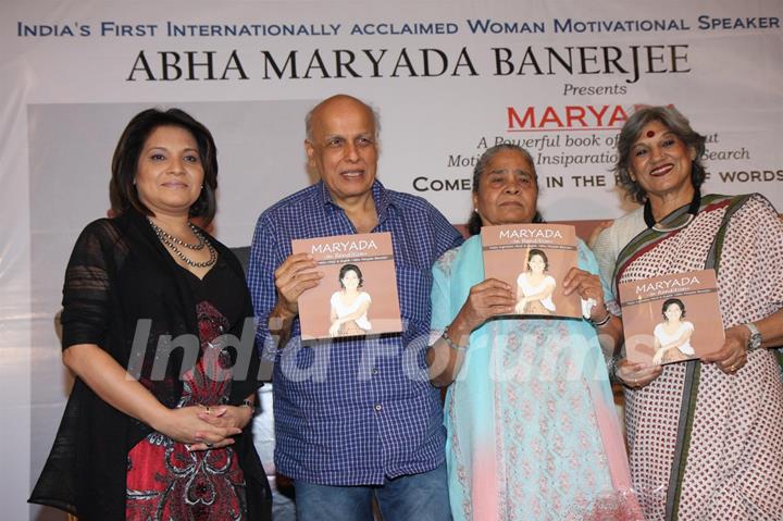 Abha Banerjee launches book Maryada