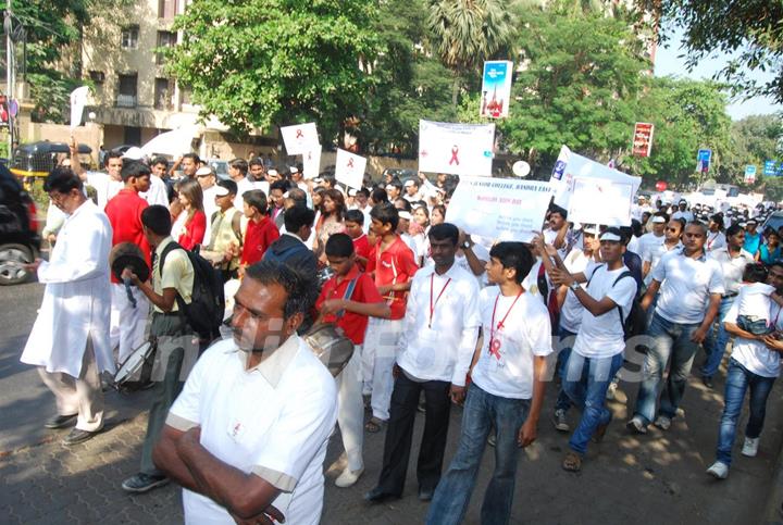 Rakhi Sawant joins to support the cause of HIV/AIDS awreness rally of Dr. Sunita Dube