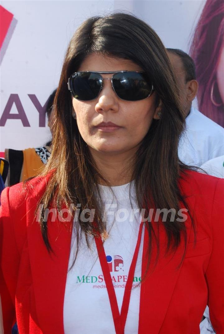 Rakhi Sawant joins to support the cause of HIV/AIDS awreness rally of Dr. Sunita Dube