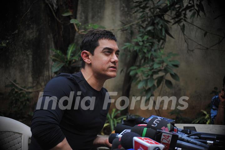Aamir Khan at 'Talaash' success meet
