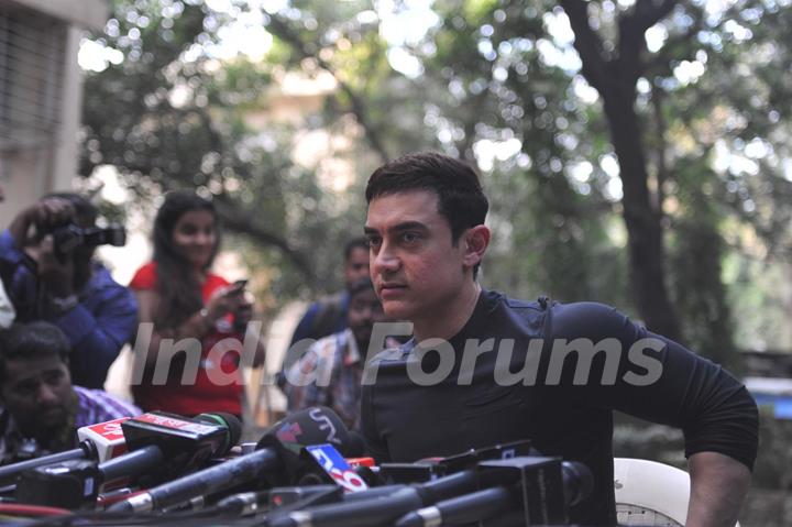 Aamir Khan at 'Talaash' success meet