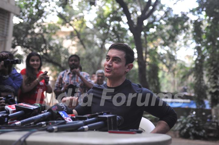 Aamir Khan at 'Talaash' success meet