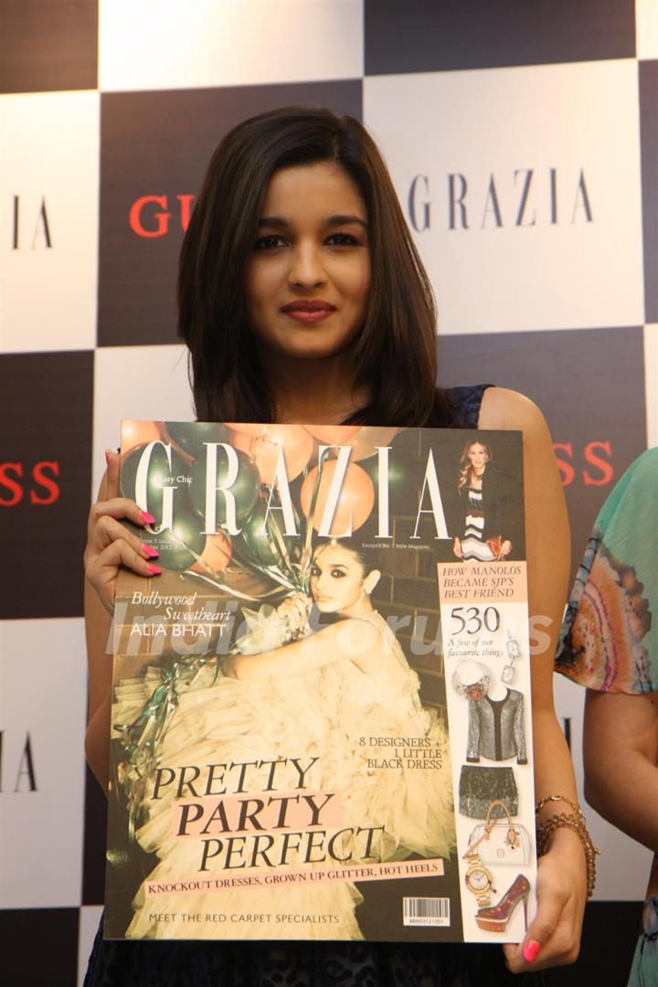 Alia Bhatt launches Grazia Party special issue at GUESS Store in Bandra