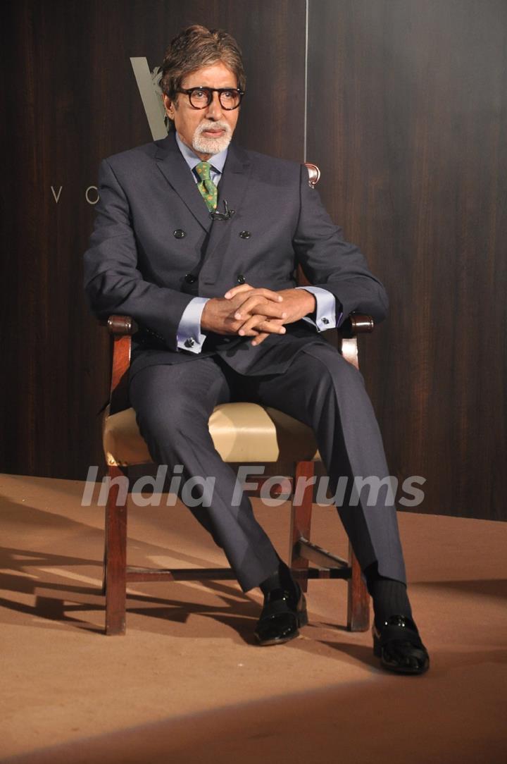 Bollywood actor Amitabh Bachchan honoured as the 'John Walker & Sons Game Changer of the Century' at Hotel Taj Mahal Palace in Colaba, Mumbai.