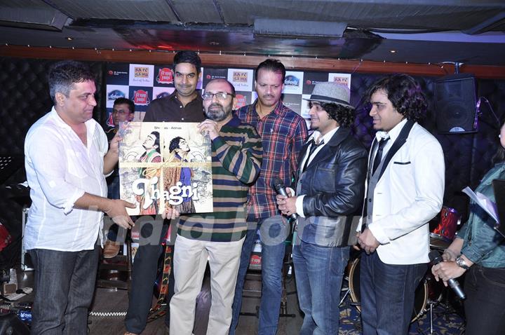 Abhas Joshi and Shreyas Joshi at the launch of their music album Thagni in Firangi Paani, Mumbai.