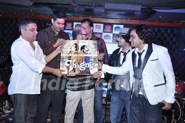 Abhas Joshi and Shreyas Joshi at the launch of their music album Thagni in Firangi Paani, Mumbai.