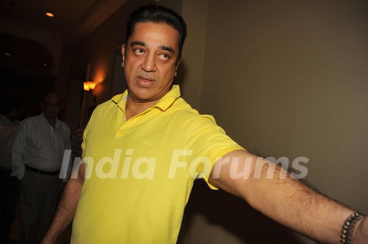 Bollywood actor Kamal Haasan at the film Vishwaroop press meet at Hotel JW Marriott in Juhu, Mumbai.