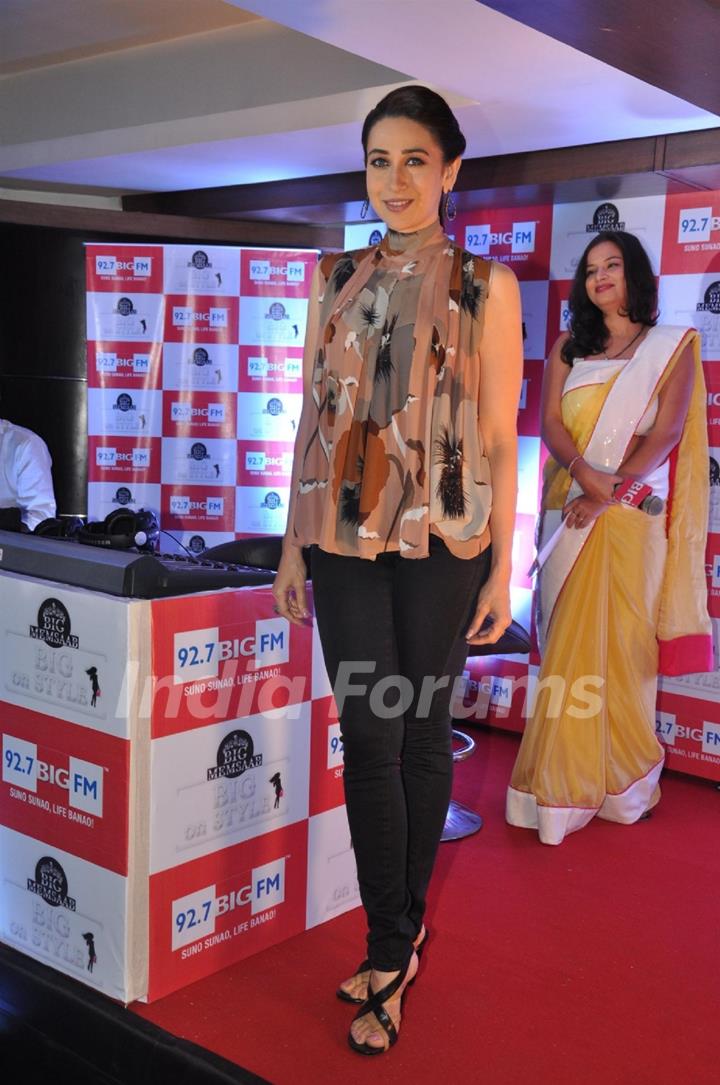 Karisma Kapoor at 92.7 BIG FM event