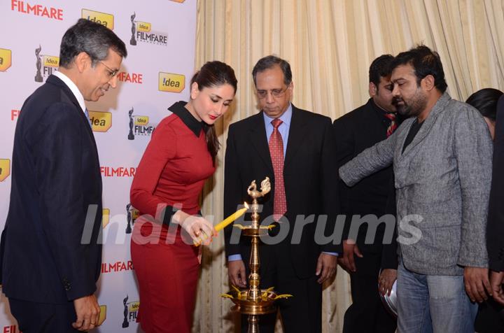 Kareena Kapoor at The 58th !dea Filmfare Awards 2012 Press Conference in Delhi