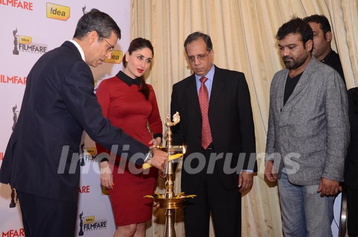 Kareena Kapoor at The 58th !dea Filmfare Awards 2012 Press Conference in Delhi