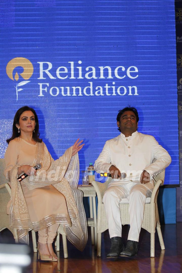 Nita Ambani & AR Rahman at special event at Dhirubhai Ambani International School