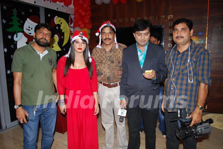 Rakhi Sawant celebrated Christmas Eve at her newly residence 40th Floor