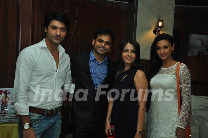 Anas Rashid, Vijay, Dolly & Rati Pandey at the celebration of India Forums 9th Anniversary