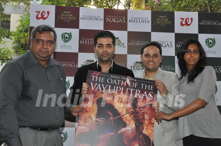 Karan Johar launches Amish's book The Oath of the Vayuputras