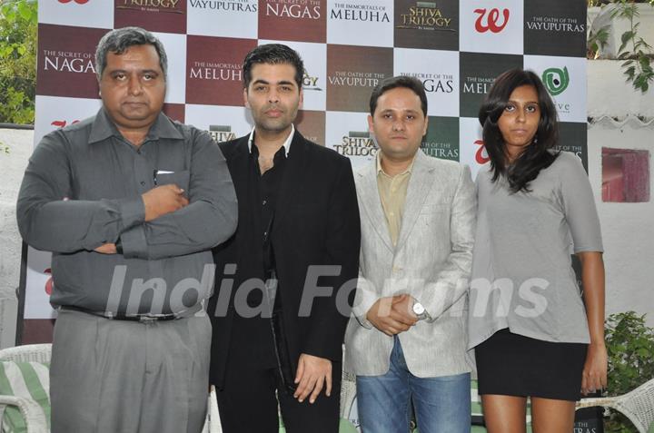 Karan Johar launches Amish's book The Oath of the Vayuputras