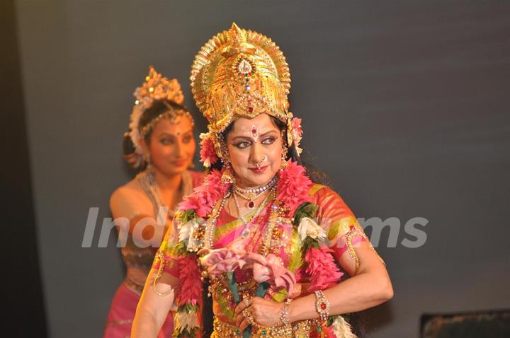 Hema Malini during the inauguration of Jaya Smriti 2012