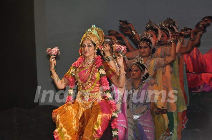 Hema Malini during the inauguration of Jaya Smriti 2012