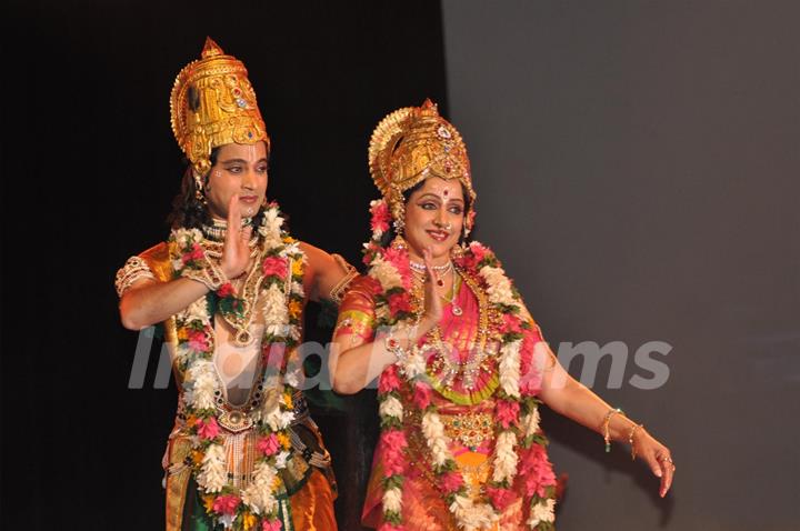 Hema Malini during the inauguration of Jaya Smriti 2012