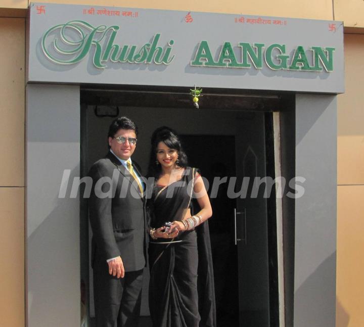 Ayub Khan and Parul Chauhan inaugurated Khushi Aagan