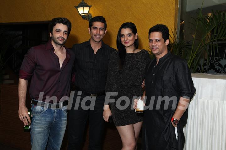 Tarun Khanna, Smriti Khanna, Yash Patnaik at the celebration of India Forums 9th Anniversary