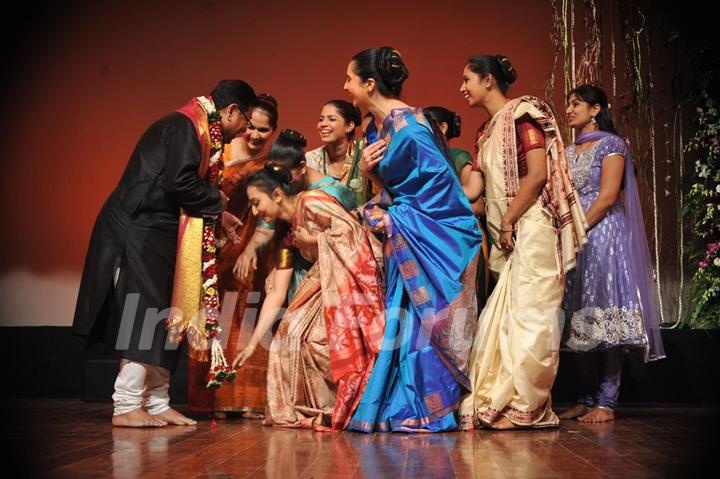 Hema Malini performs during a tribute to her mother Jaya Chakravarthy