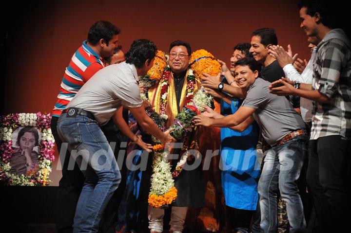 Hema Malini performs during a tribute to her mother Jaya Chakravarthy