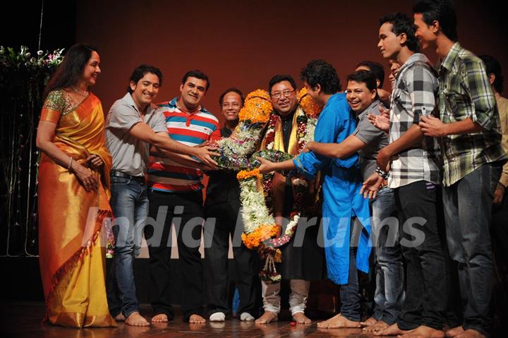 Hema Malini performs during a tribute to her mother Jaya Chakravarthy