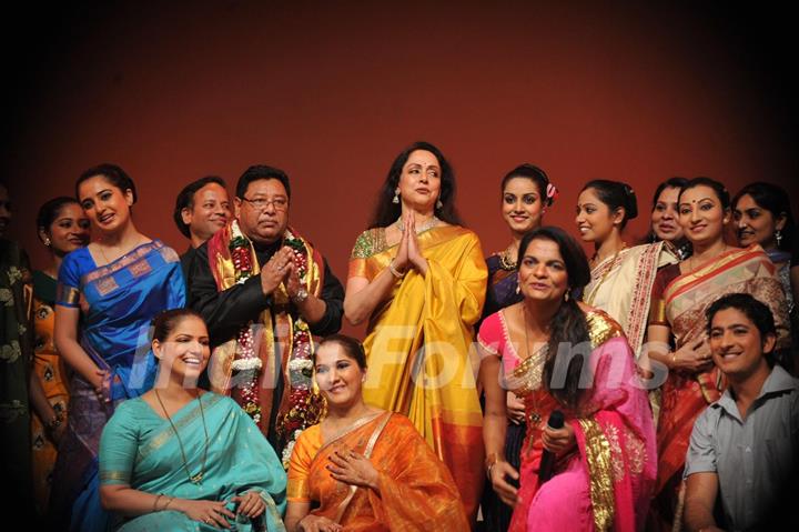 Hema Malini performs during a tribute to her mother Jaya Chakravarthy