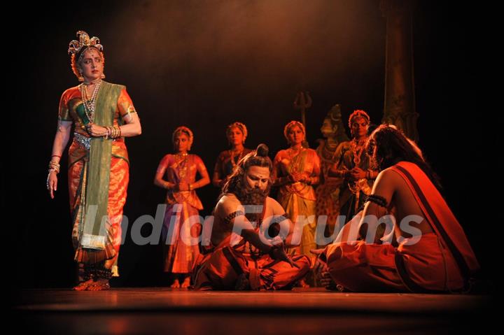 Hema Malini performs during a tribute to her mother Jaya Chakravarthy