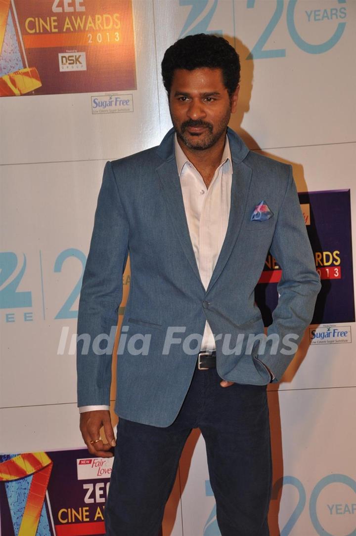 Prabhu Deva at Zee Cine Awards 2013