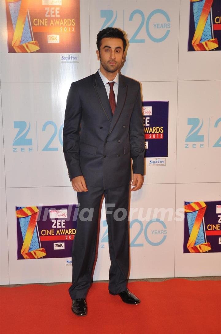 Ranbir Kapoor at Zee Cine Awards 2013