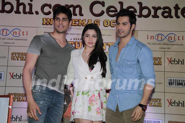 Alia, Varun and Siddharth