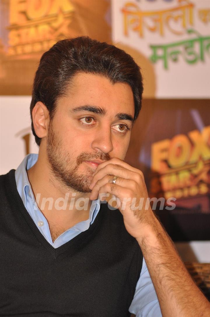 Imran Khan at film Matru ki Bijlee Ka Mandola press meet in Hotel JW Marriott, Juhu, Mumbai.