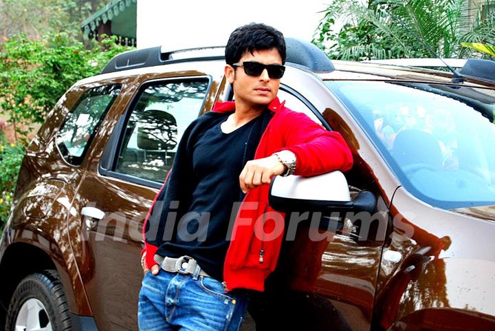 Shoaib Ibrahim with his new car