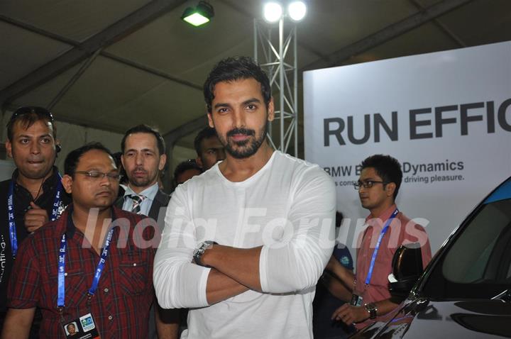 John Abraham Ambassdor, during the launch of Standard Chartered Mumbai Marathon 2013