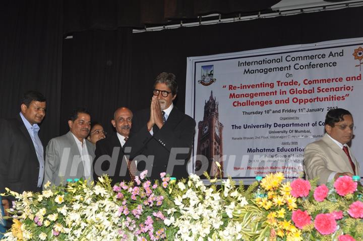 Amitabh Bachchan attended the Valedictory Function