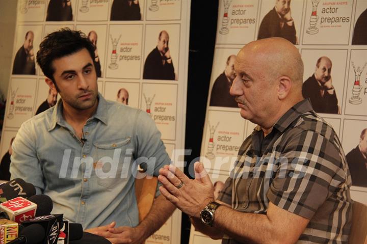 Anupam Kher in conversation with Ranbir Kapoor