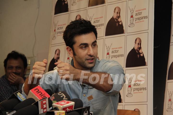 Anupam Kher in conversation with Ranbir Kapoor