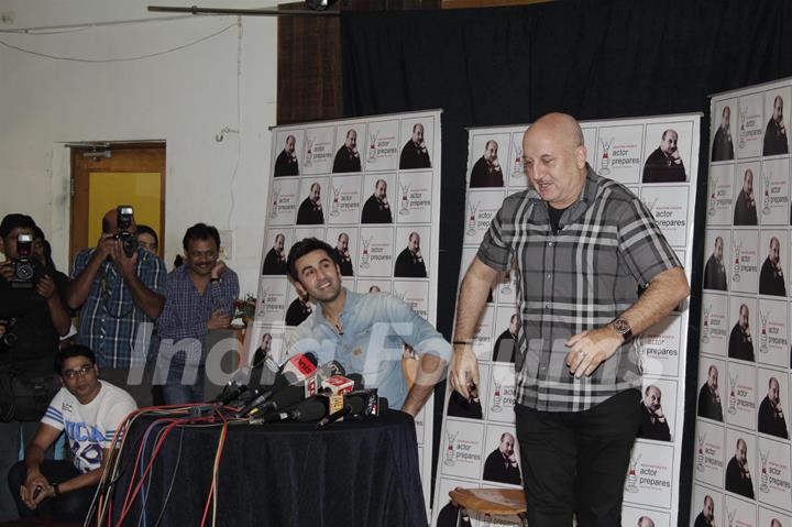 Anupam Kher in conversation with Ranbir Kapoor