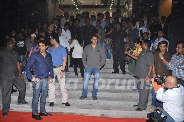 Bollywood actor Salman Khan at the press conference for his Being Human clothing line and flagship store launch in Hotel Sofitel, Bandra Kurla Complex, Mumbai.