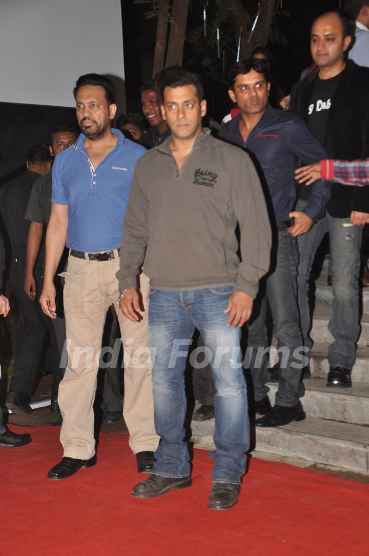 Bollywood actor Salman Khan at the press conference for his Being Human clothing line and flagship store launch in Hotel Sofitel, Bandra Kurla Complex, Mumbai.