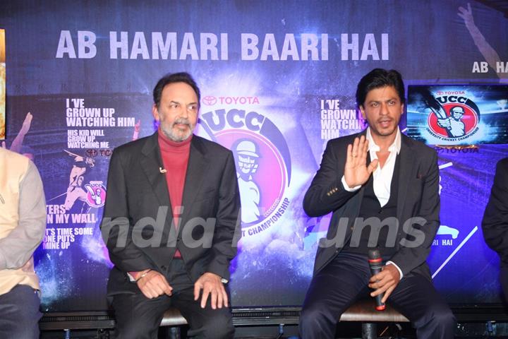 Shah Rukh Khan unveils Toyota University Cricket Championship